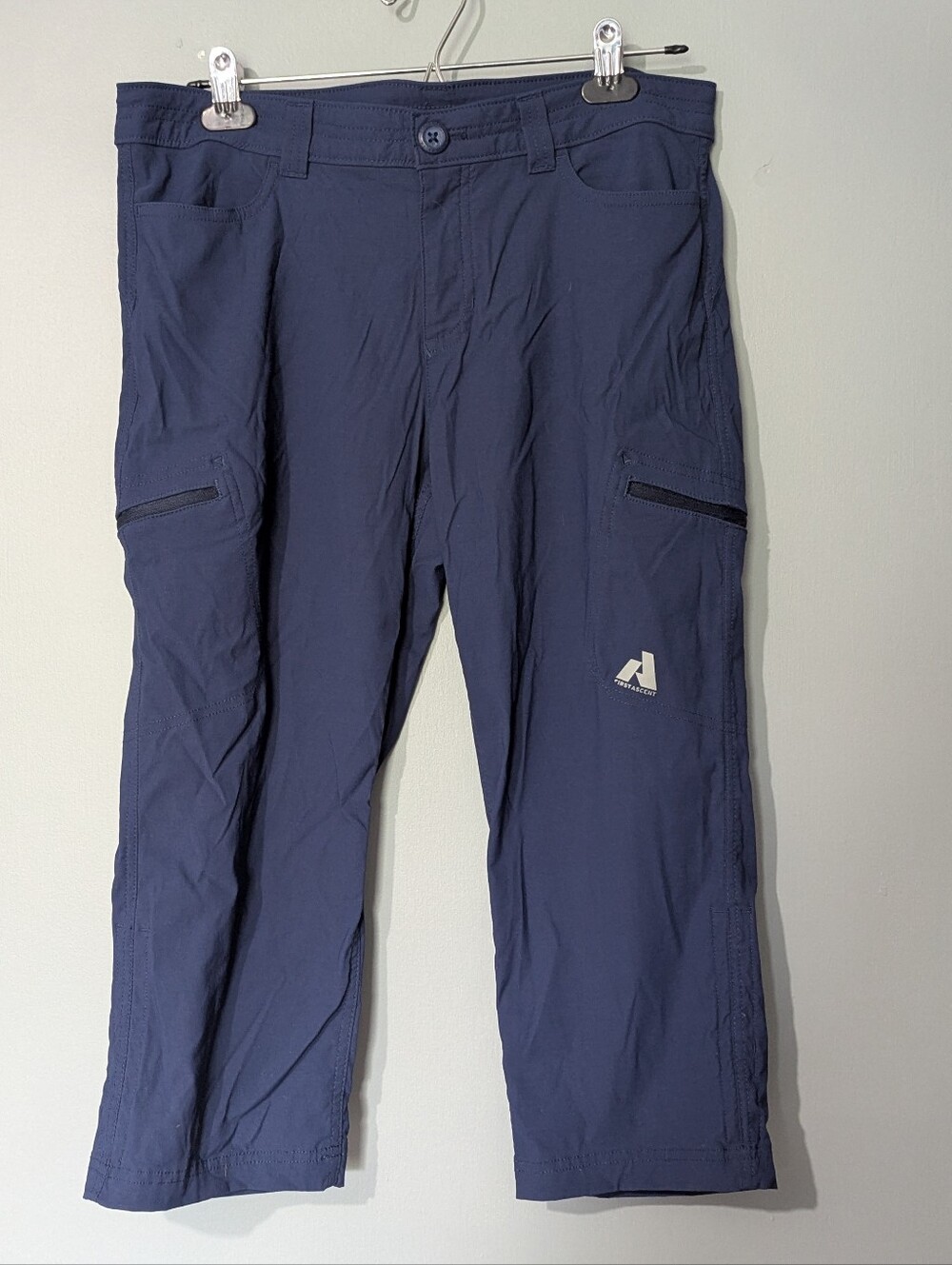 Eddie Bauer First Ascent Women's Guide Pro Hiking Cargo Capri Pants Granola Girl